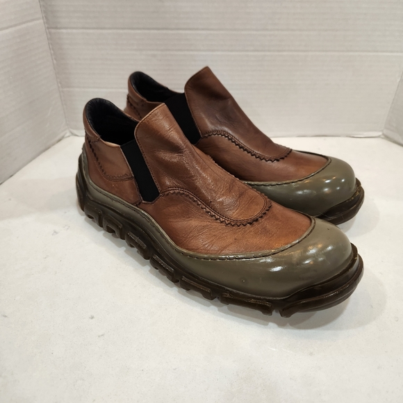 Jo Ghost Other - Jo Ghost Slip On Loafer Leather Italian Shoes Brown Mens Size EU 43 US 10